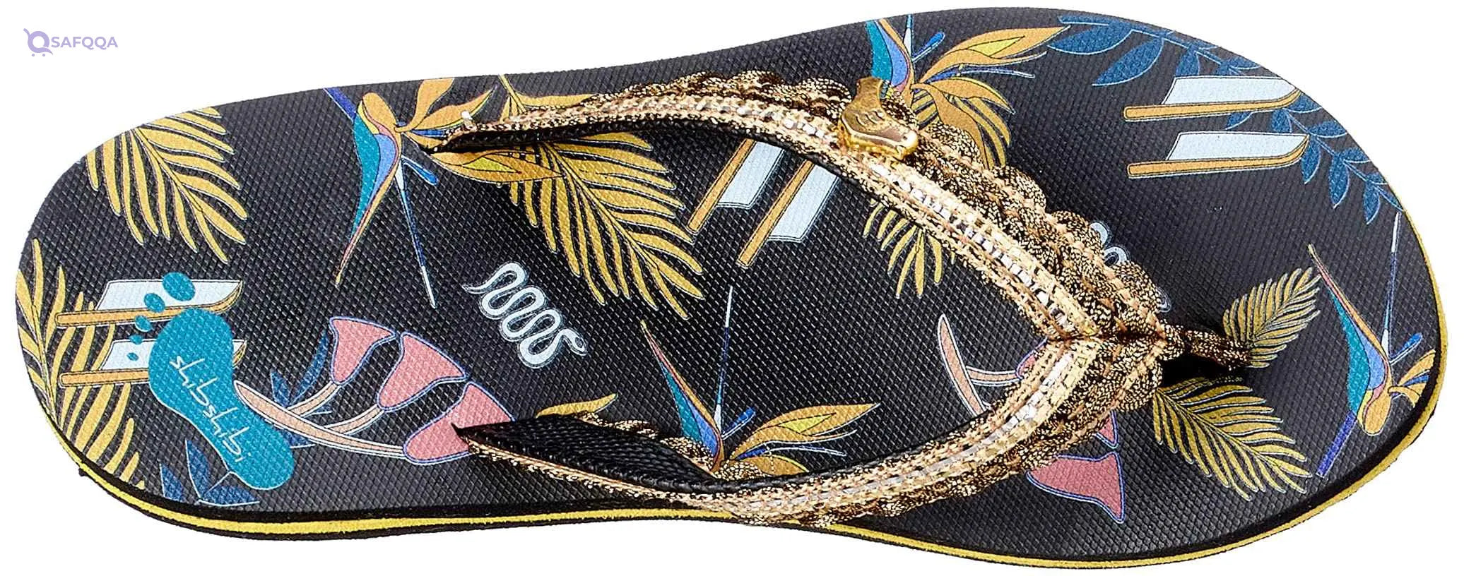 Rubber Flip Flop Slipper For Women - Safqqa Egypt