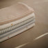 ushie Muslin Baby Swaddle Blanket | Newborn 0-3 Months | 100% Organic Cotton | Infant Sleep Sack | Pre-Washed | Receiving Blanket | Natural Stripe - Safqqa