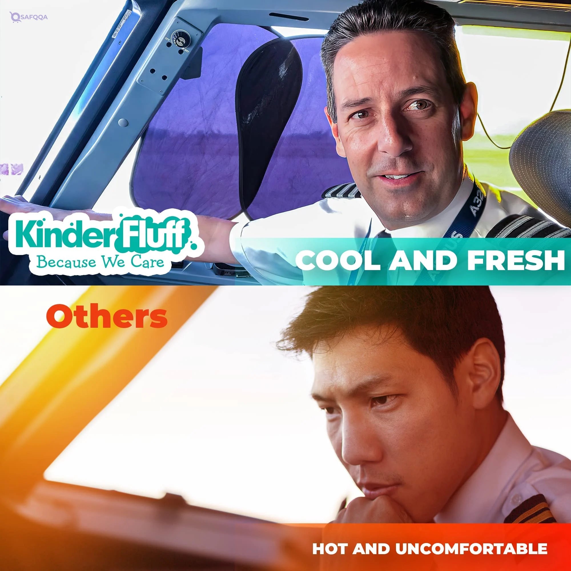 kinder Fluff Car Window Shade - Safqqa