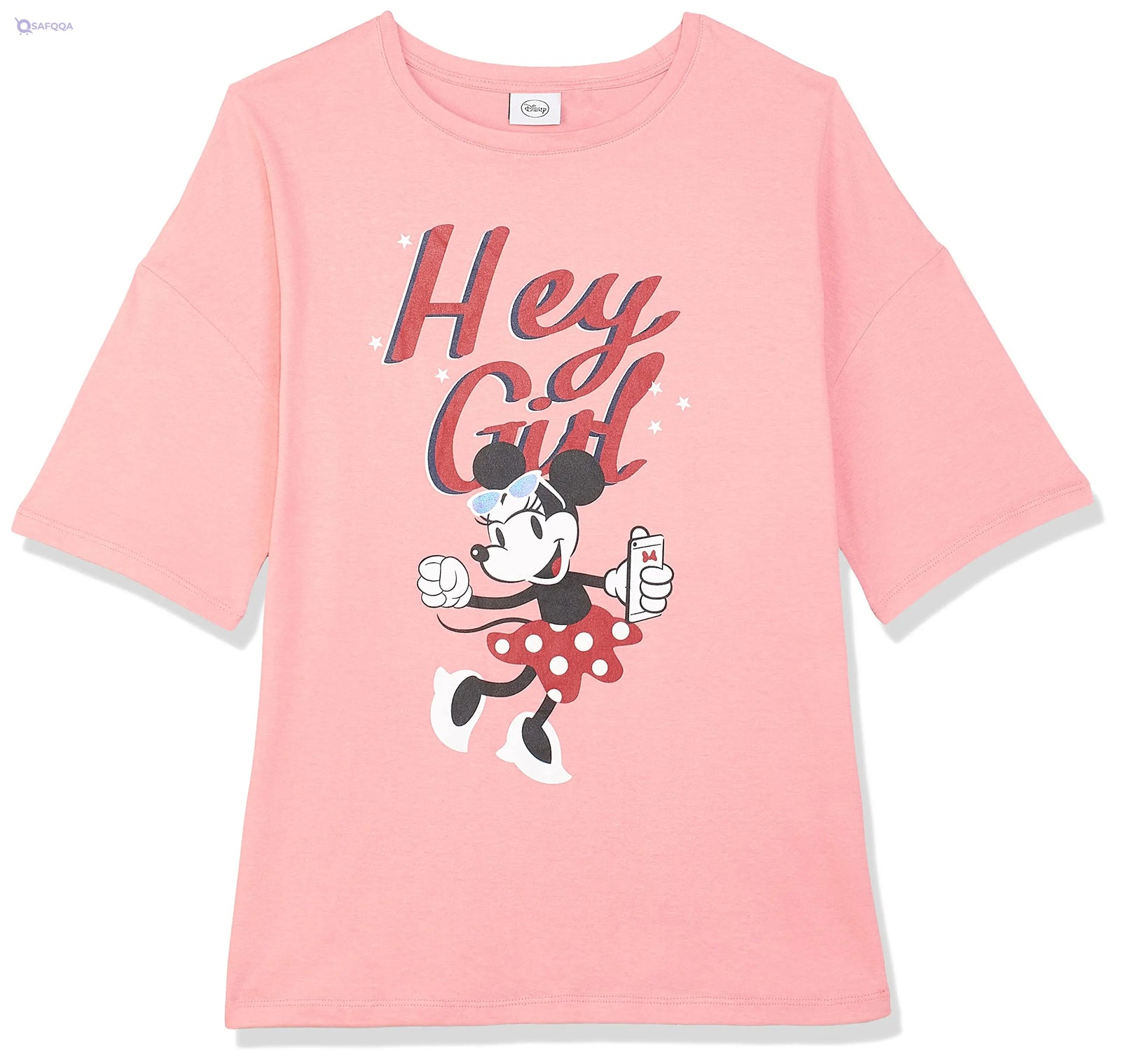 Splash Printed T-Shirt For Women,Classic crew neckline for easy styling. - Safqqa
