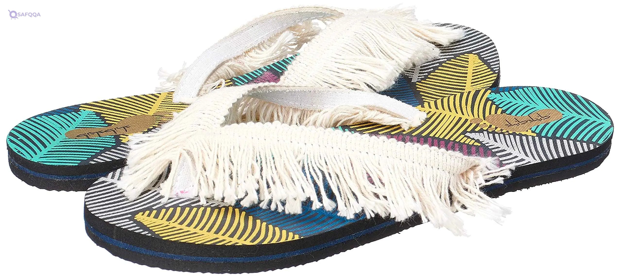 Shibshibi Multi Color Rubber Flip Flop Slipper For Women - Safqqa Egypt