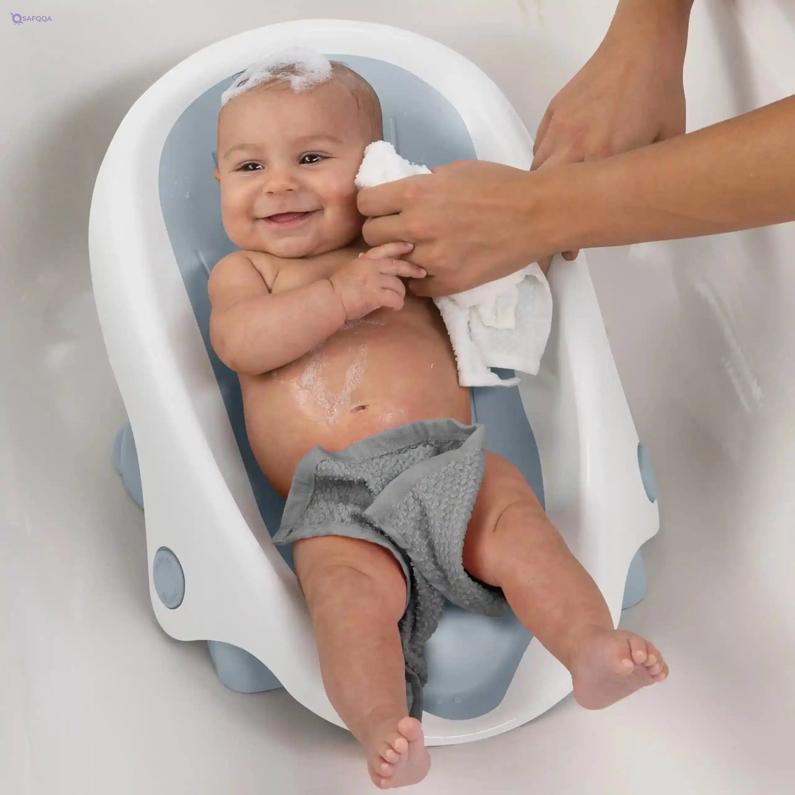 Ingenuity Summer Baby Bather, Grey (Pack of 1) - Safqqa
