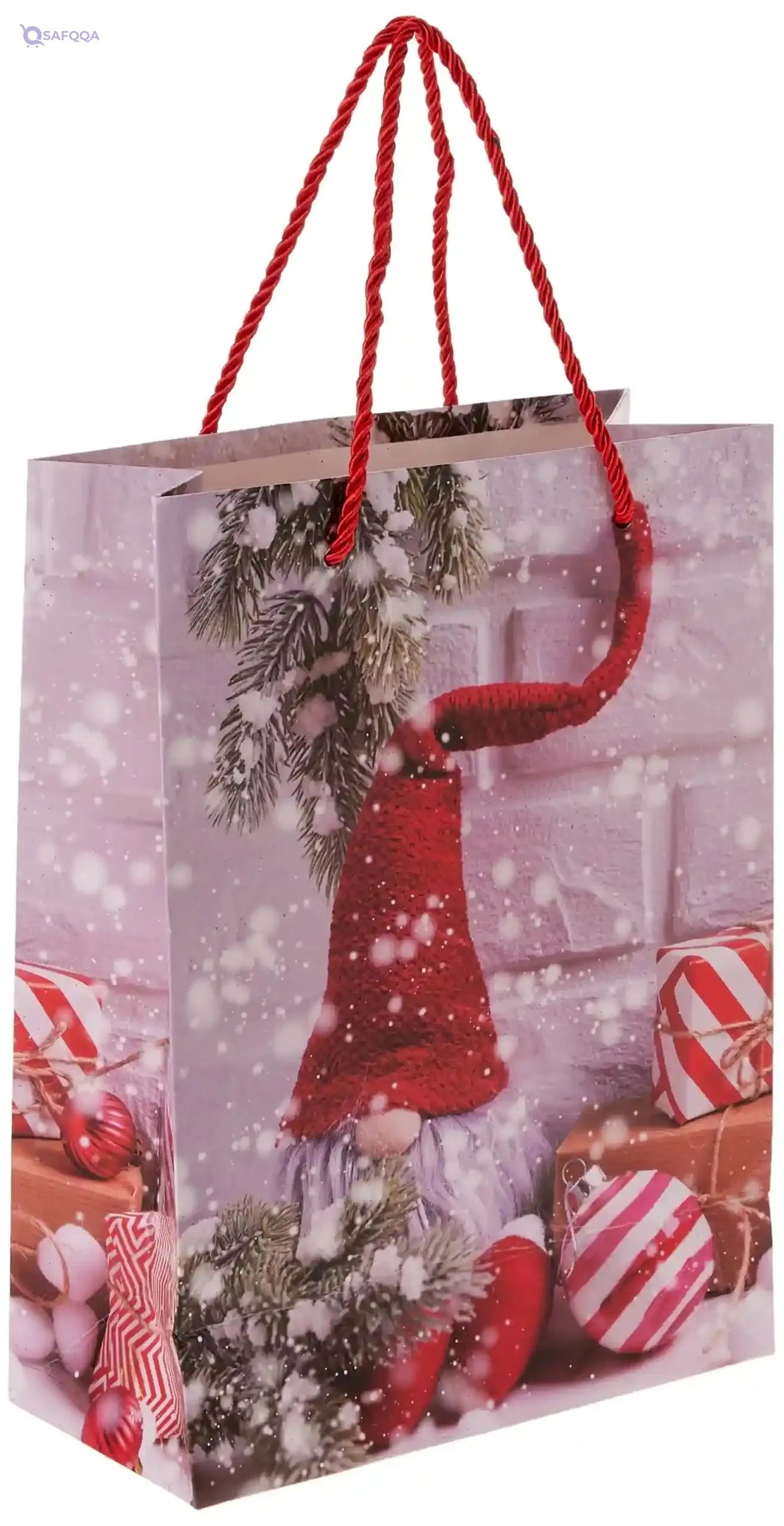Servewell Gift Bag Xmas Design Small 18 * 24 * 8.50 - Safqqa Egypt