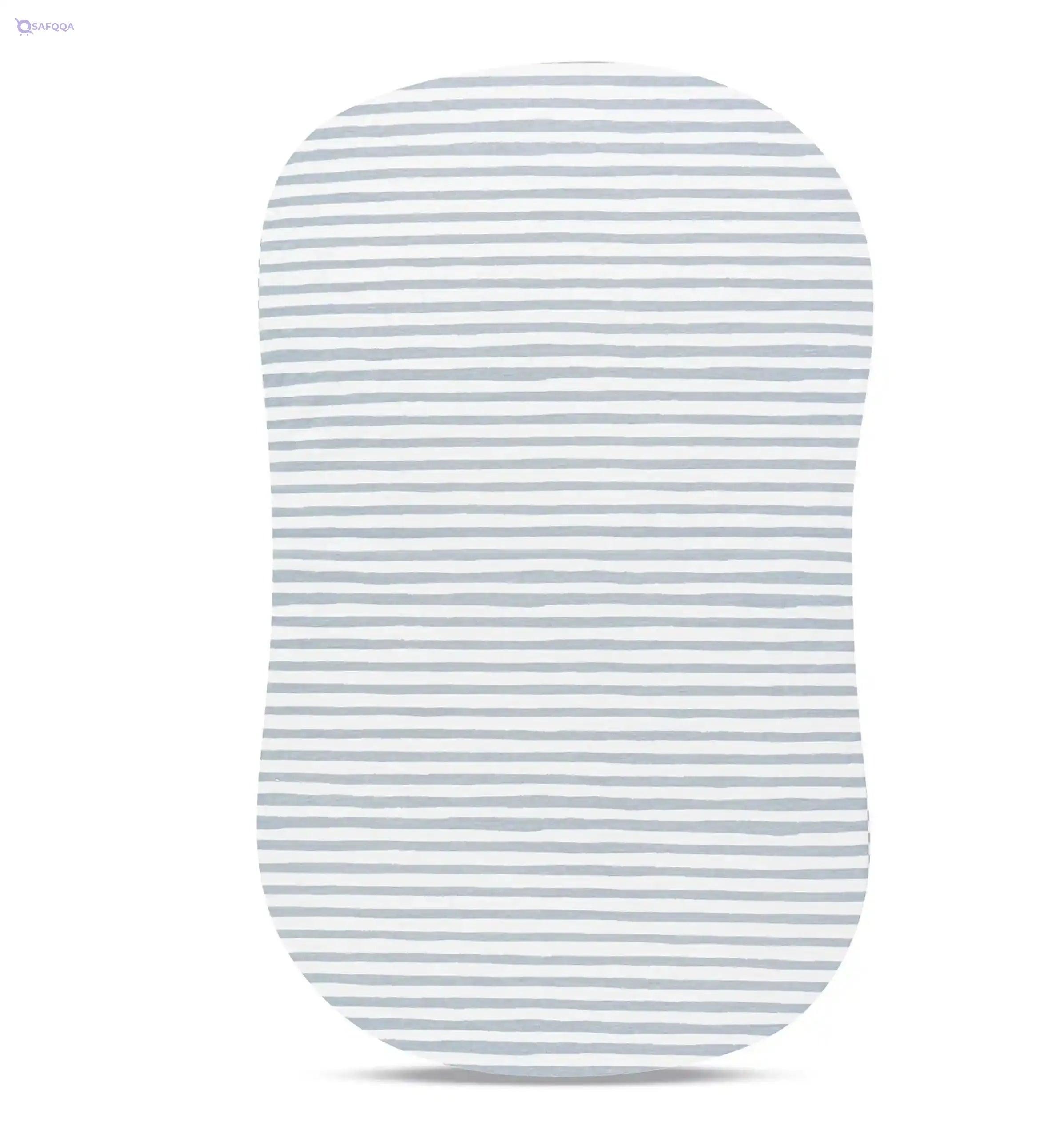 Ely’s & Co. Patent Pending Waterproof Bassinet Sheet 2-Pack Set for Baby Boy - 100% Cotton, Jersey Knit Cotton Sheets with Waterproof Lining - Safqqa