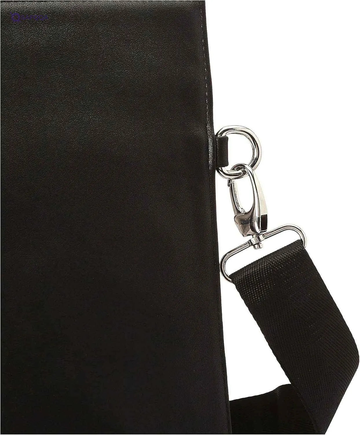 34 By Amr Diab Men's Crossbody Bag with Small Logo and Zipper - Black, One Size - Safqqa Egypt