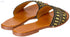 Sway Slides – 1cm Heel, Laced Canvas with a Touch of Gold Glitter - Safqqa Egypt