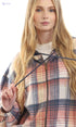 Ravin 95900 Hooded Neck Plaids Sweatshirt, - Safqqa