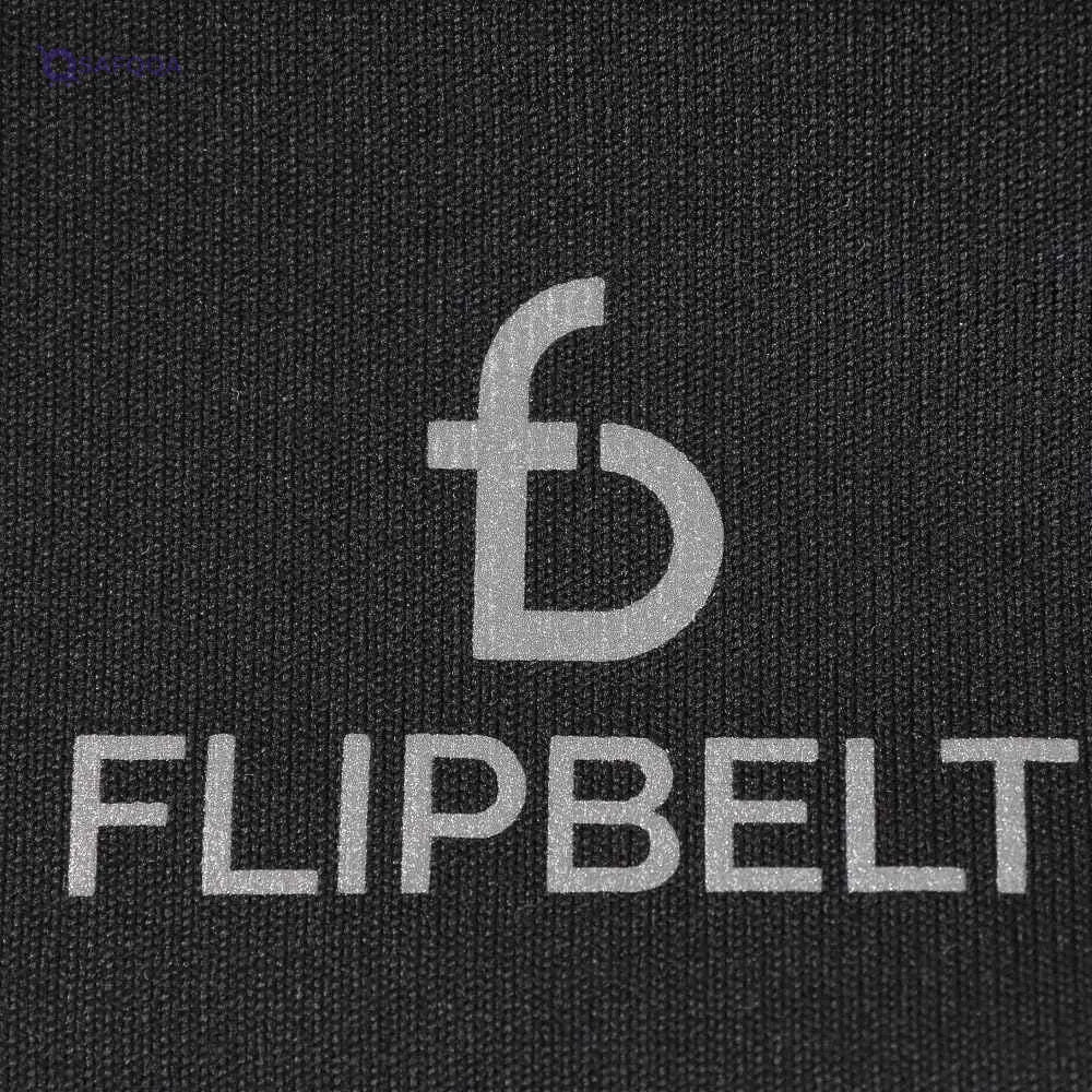 FlipBelt Black Zipper – Running & Workout Waist Belt - Safqqa