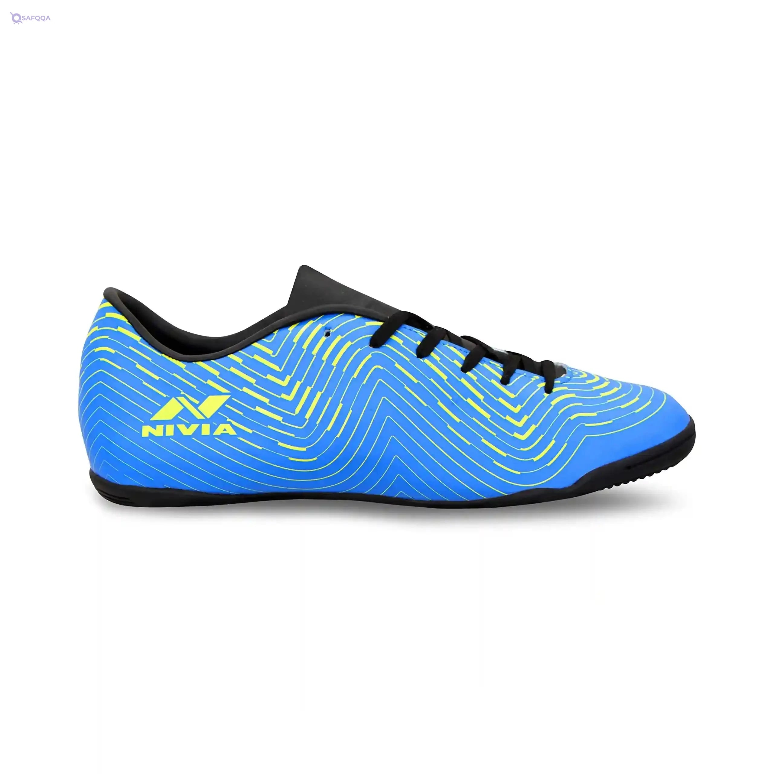 NIVIA Boys Soccer Shoes- Blue * Yellow - Safqqa Egypt