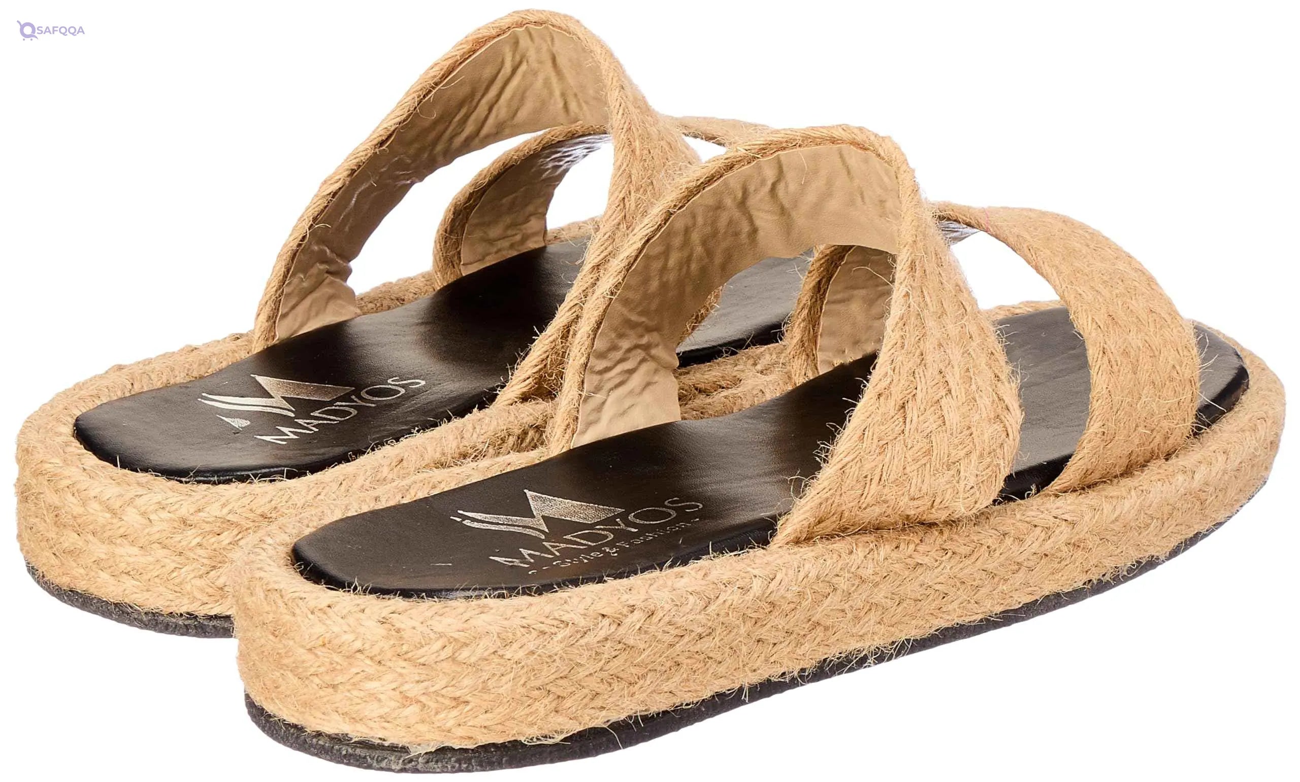 MADYOS womens R1501G40 Flat Slipper - Safqqa Egypt