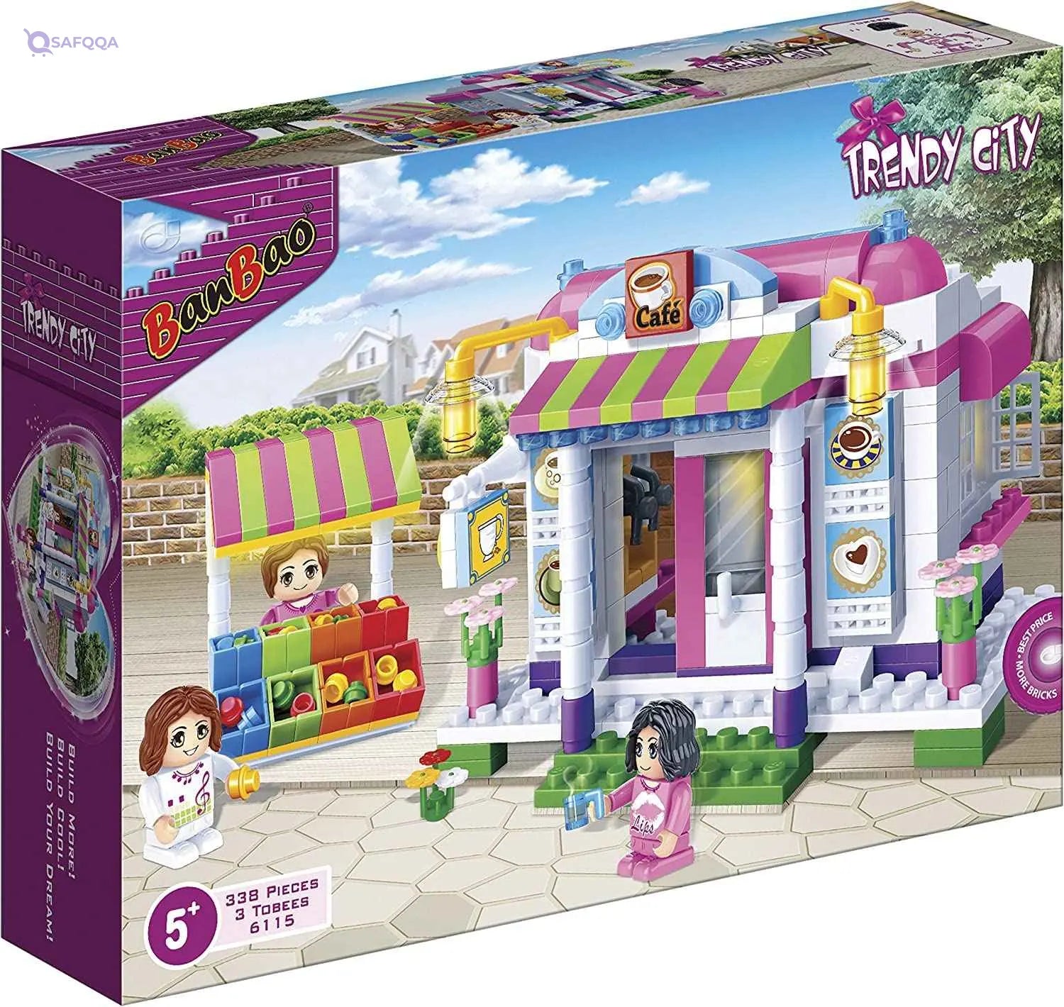 BanBao Construction Toys – Cafe Trend City 6115 - Safqqa