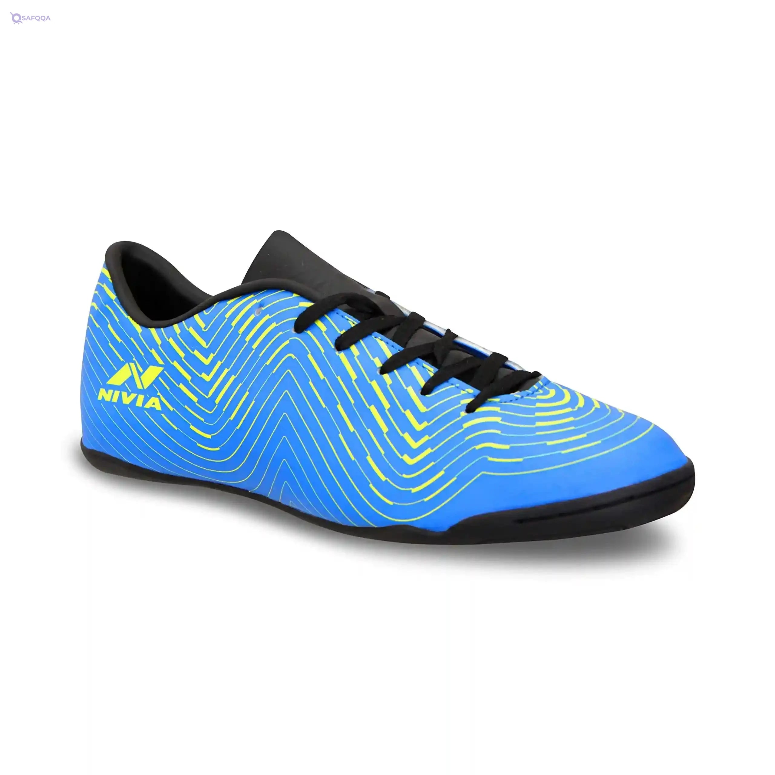 NIVIA Boys Soccer Shoes- Blue * Yellow - Safqqa Egypt