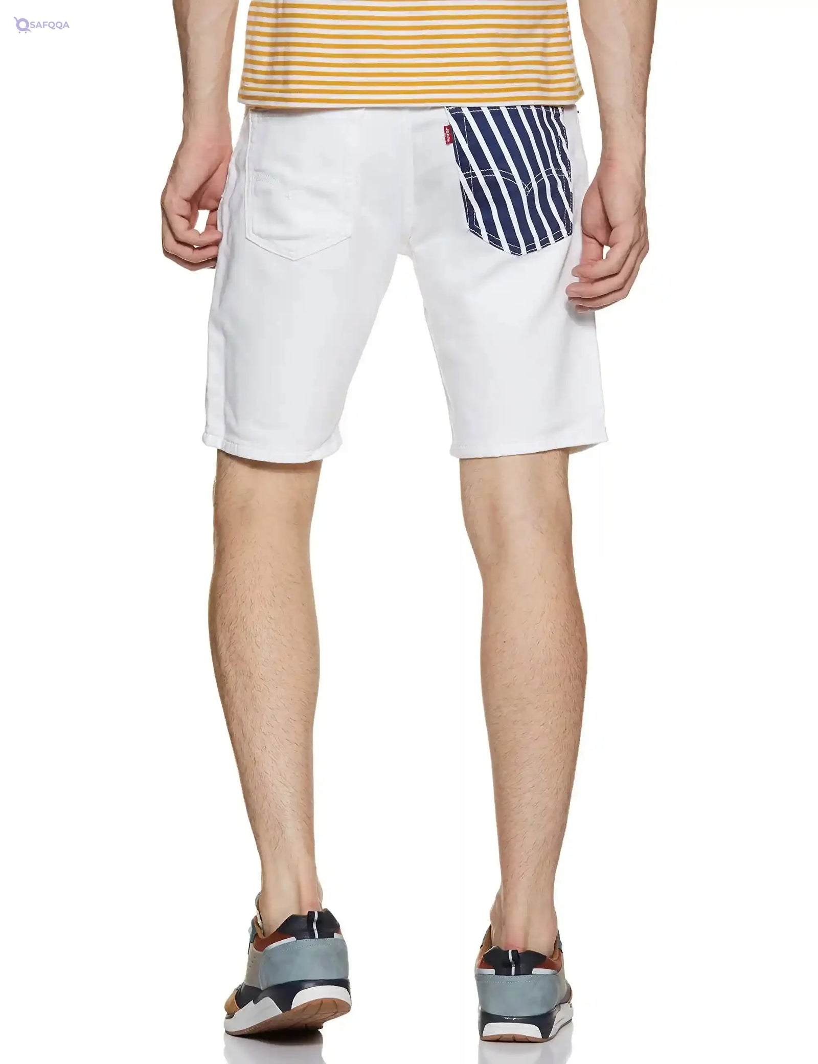 Levi's mens BLR_MB_WT SHRTS 5PKT BLR MB H120 5PKT PRT SHRT WH Jeans - Safqqa