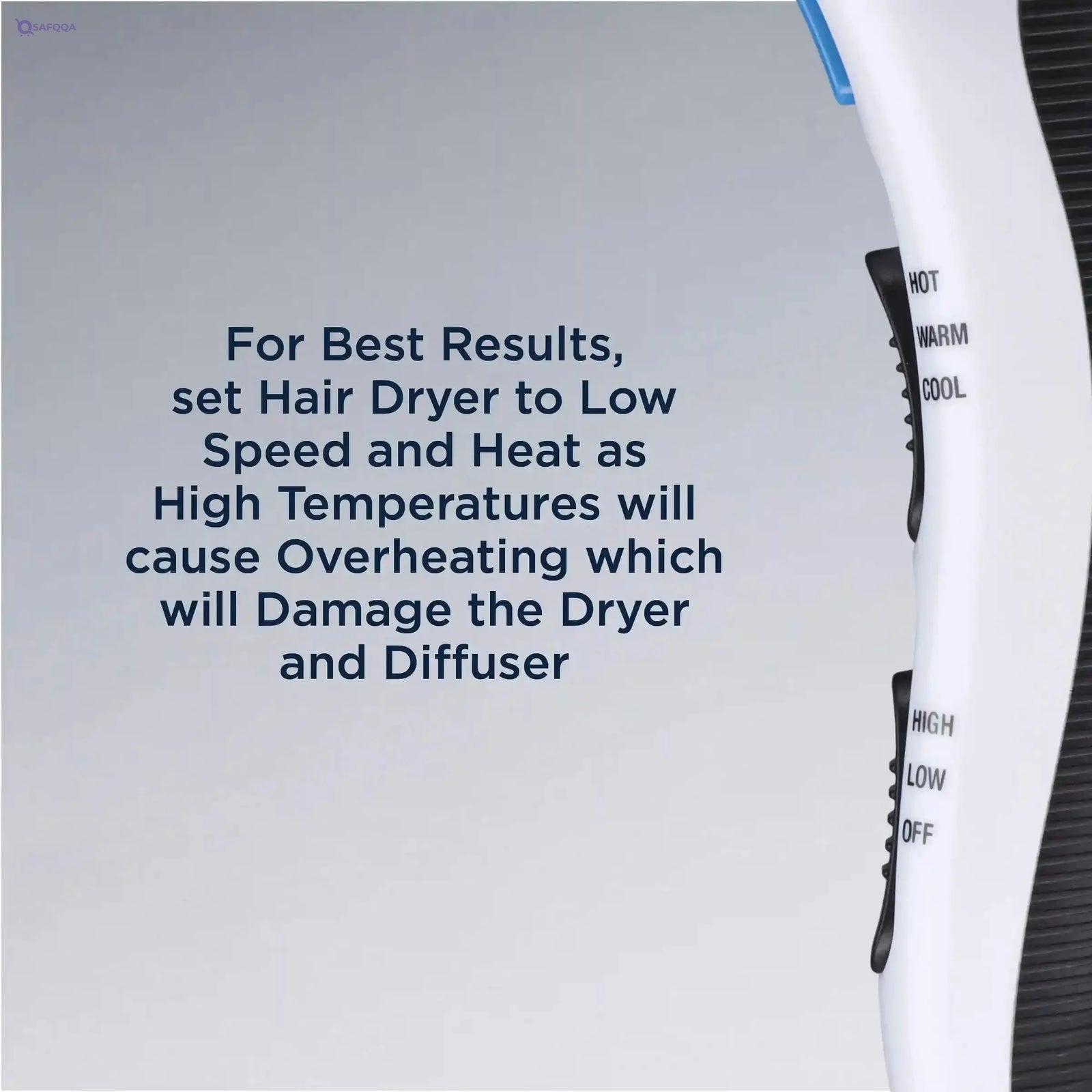 Conair Volumizing Diffuser Hair Dryer Attachment for Frizz-Free Curls - Safqqa Egypt