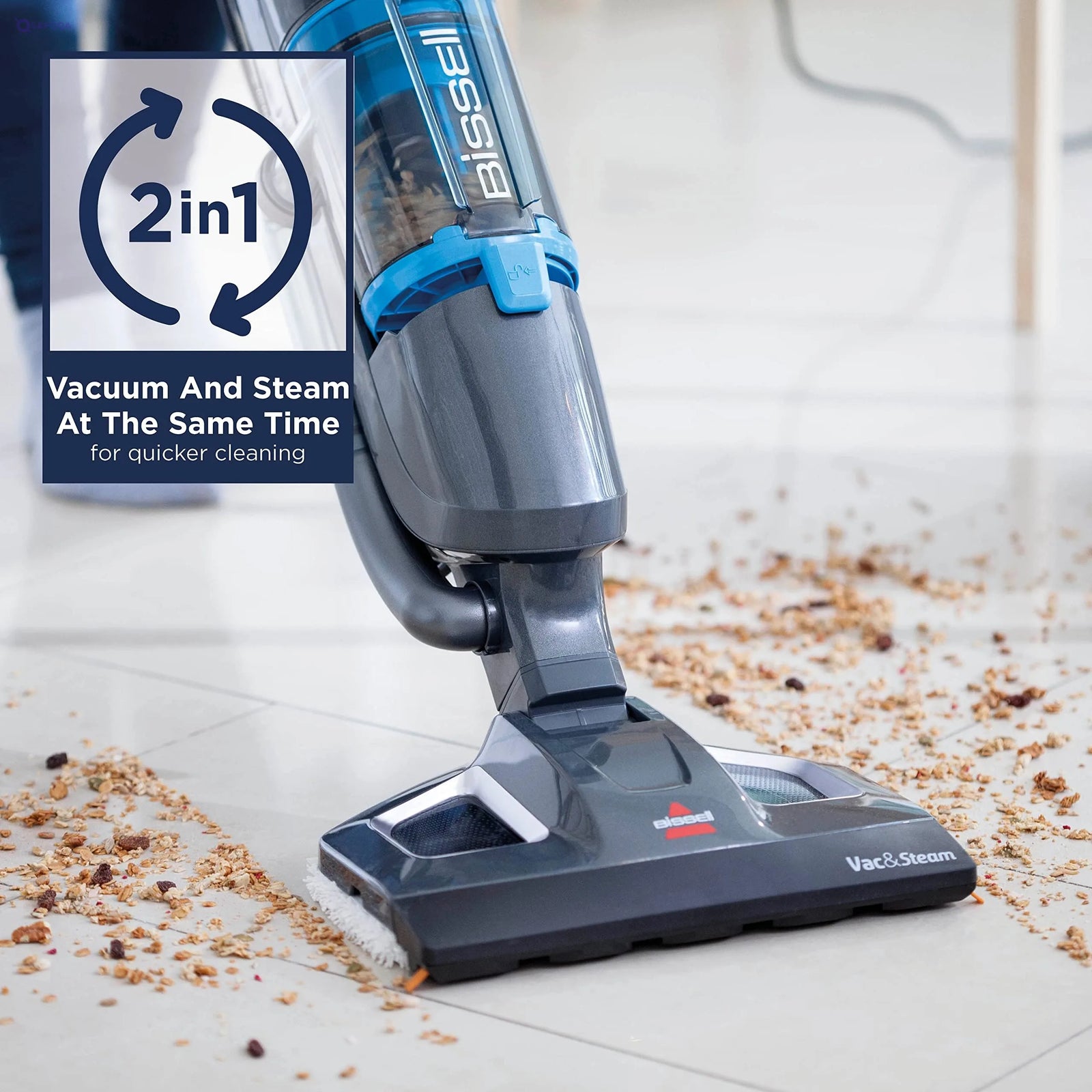 Bissell 1977E Vac & Steam Cleaner – 1600 Watt - Safqqa