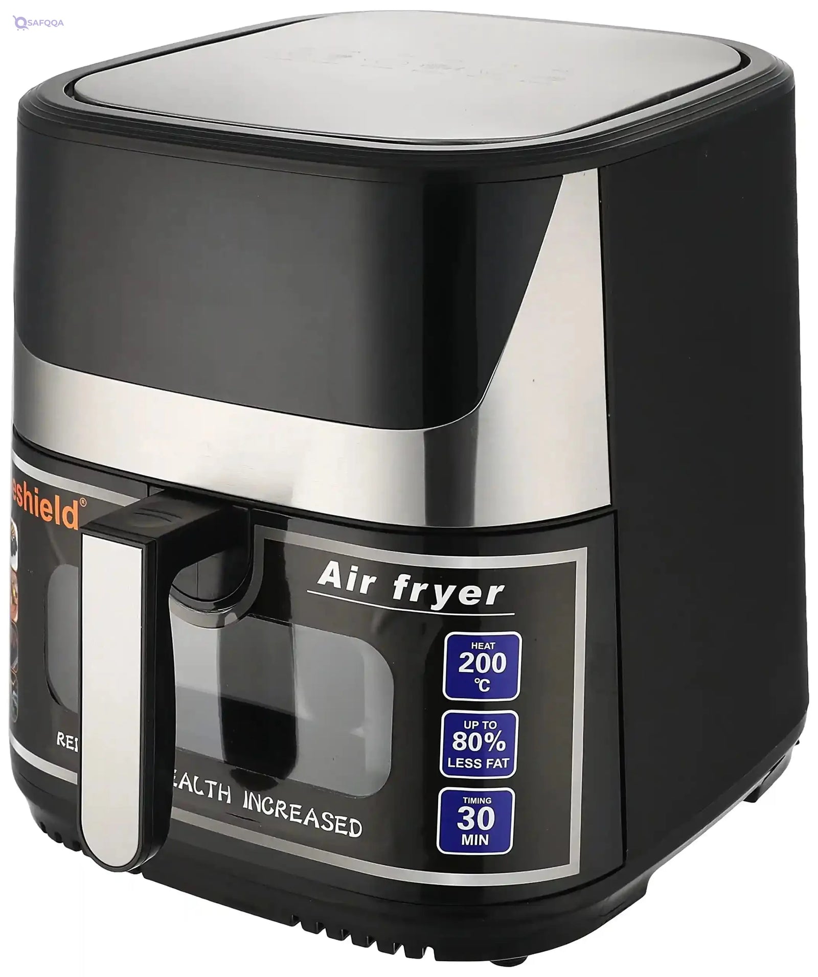 Silver Crest 10.5 Liter Air Fryer 1.Kg Performance Range 2200 Watt Rapid Air Convection Heating, YC-JD02B - - Safqqa