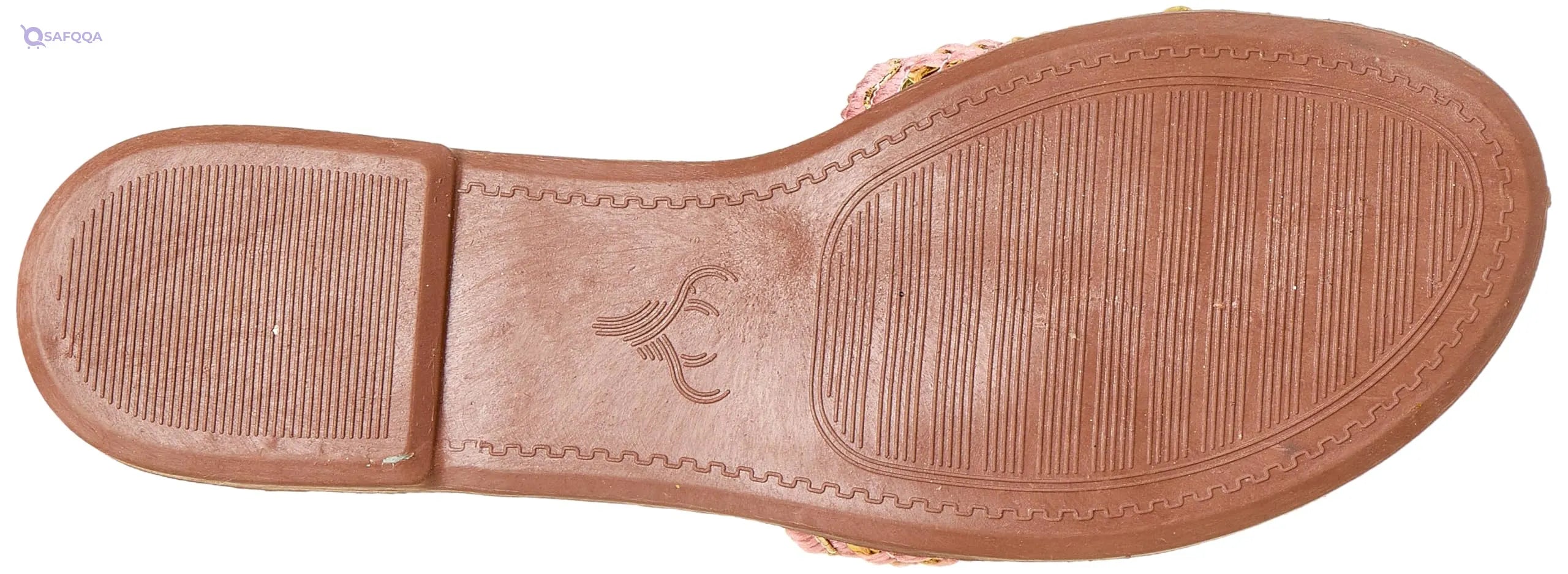 SWAY slippers ,laced canvas with a touch of gold glitter For Women,Soft cushioned insole for all-day comfort. - Safqqa