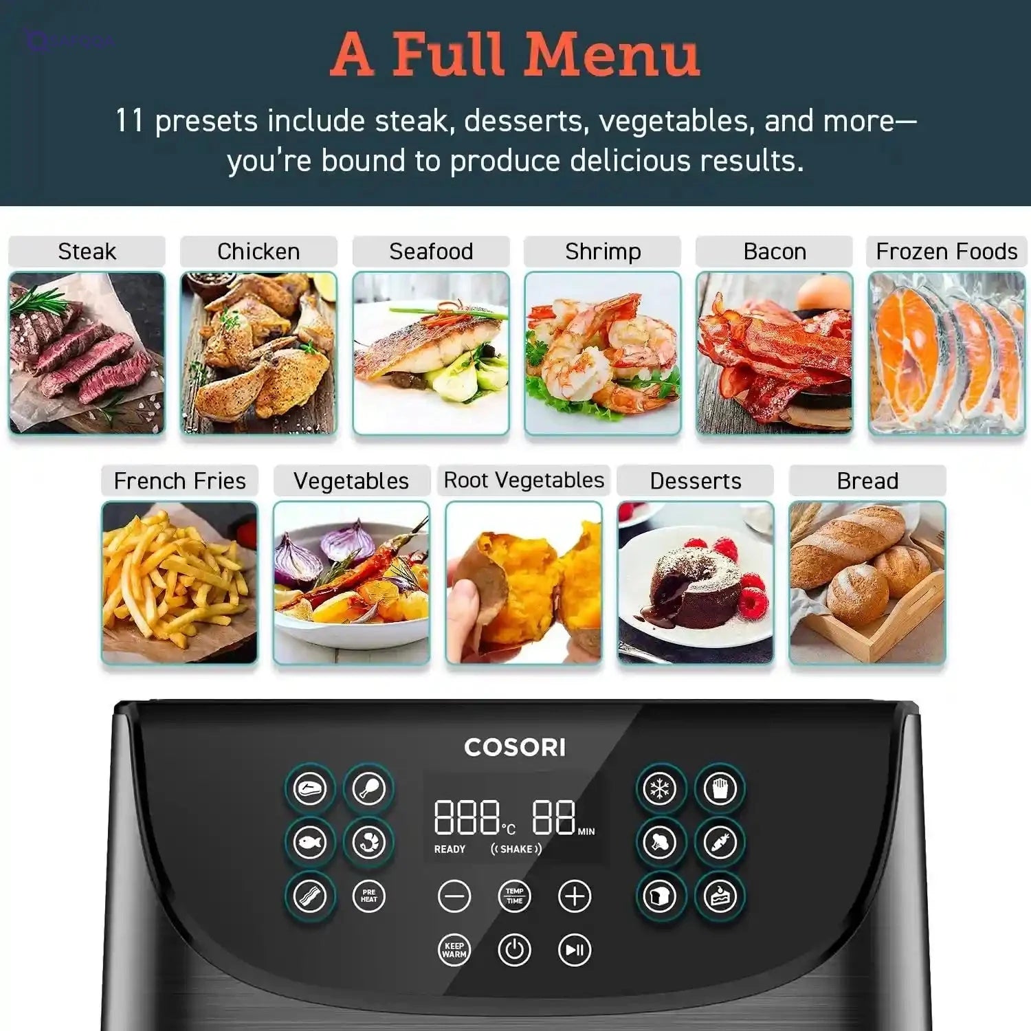 Cosori Air Fryer Oven with Rapid Air Circulation – 3.5L - Safqqa