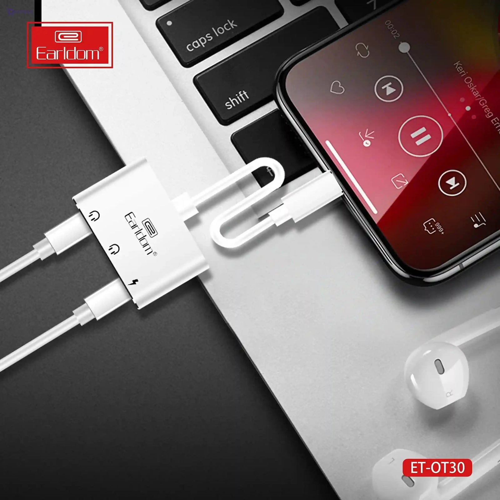 Earldom ET-OT30 3 * 1 Adapter - White - Safqqa Egypt