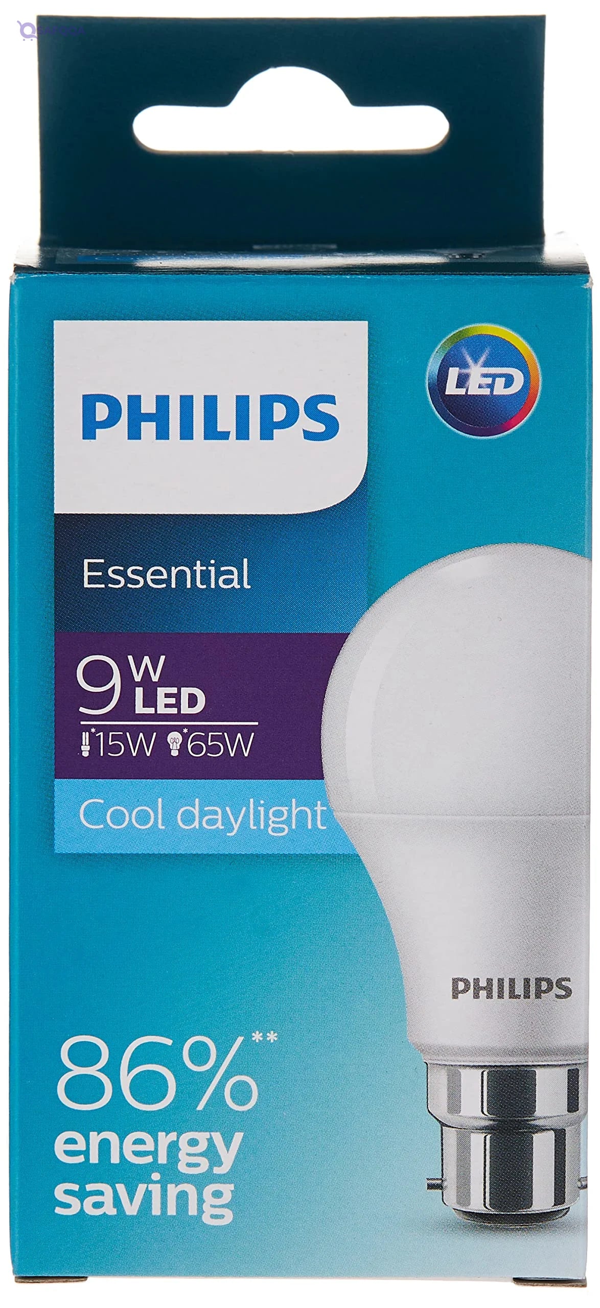 Philips 9W LED Bulb – Energy Saving & Long-Lasting - Safqqa