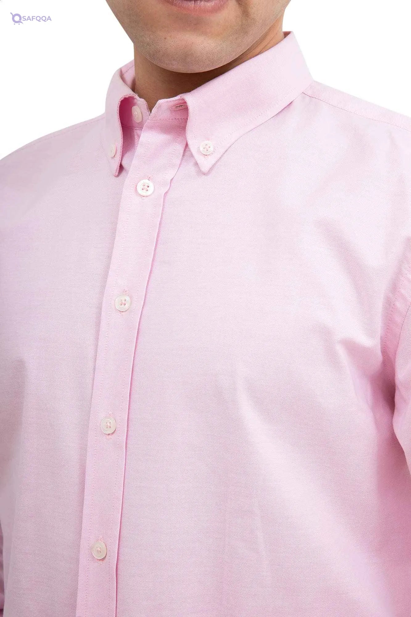 Premoda Long Sleeves Regular-Fit Solid Button-Down Shirt for Men - Safqqa Egypt