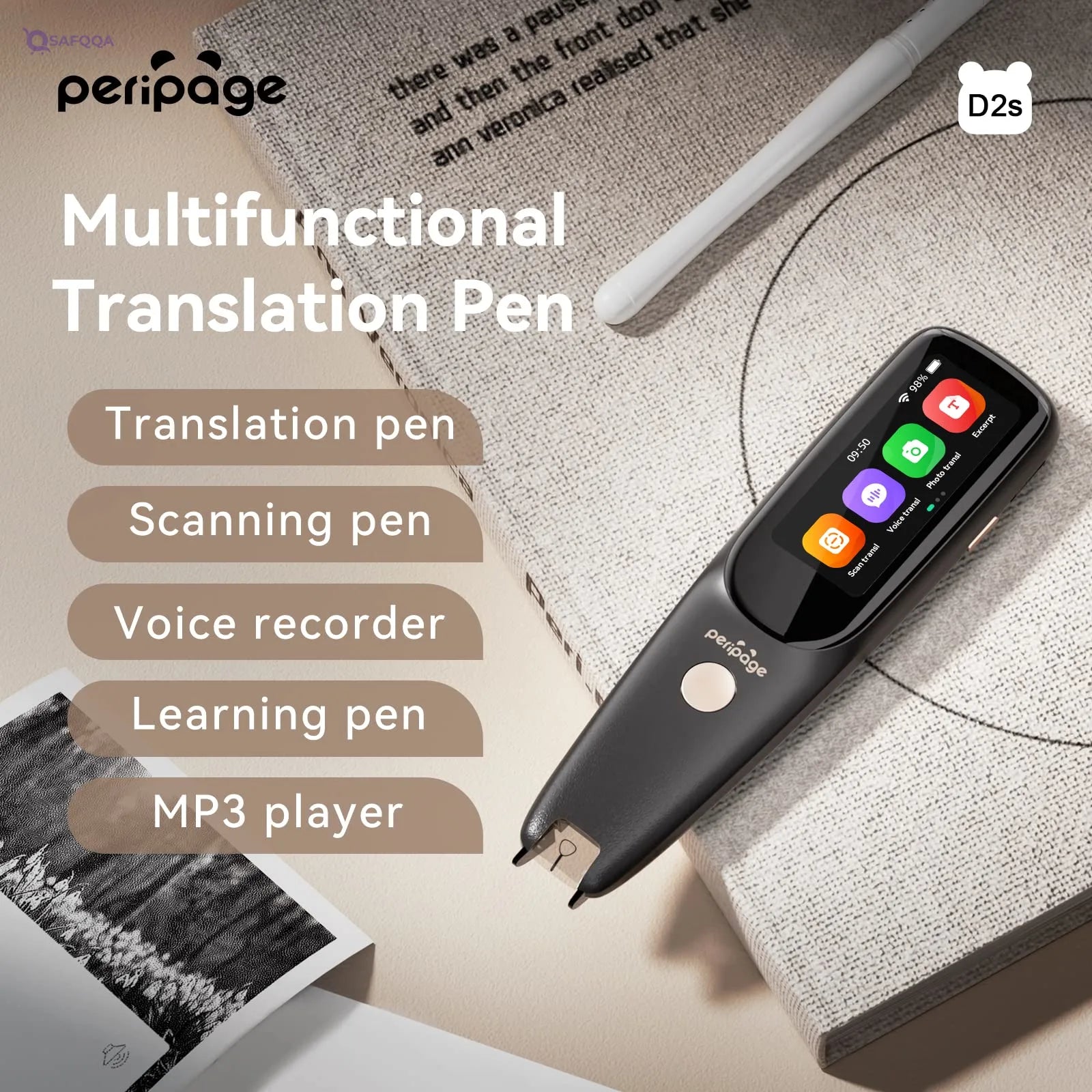Peripage D2s Dictionary Translation & Scanning Pen – Mobile Translator - Safqqa