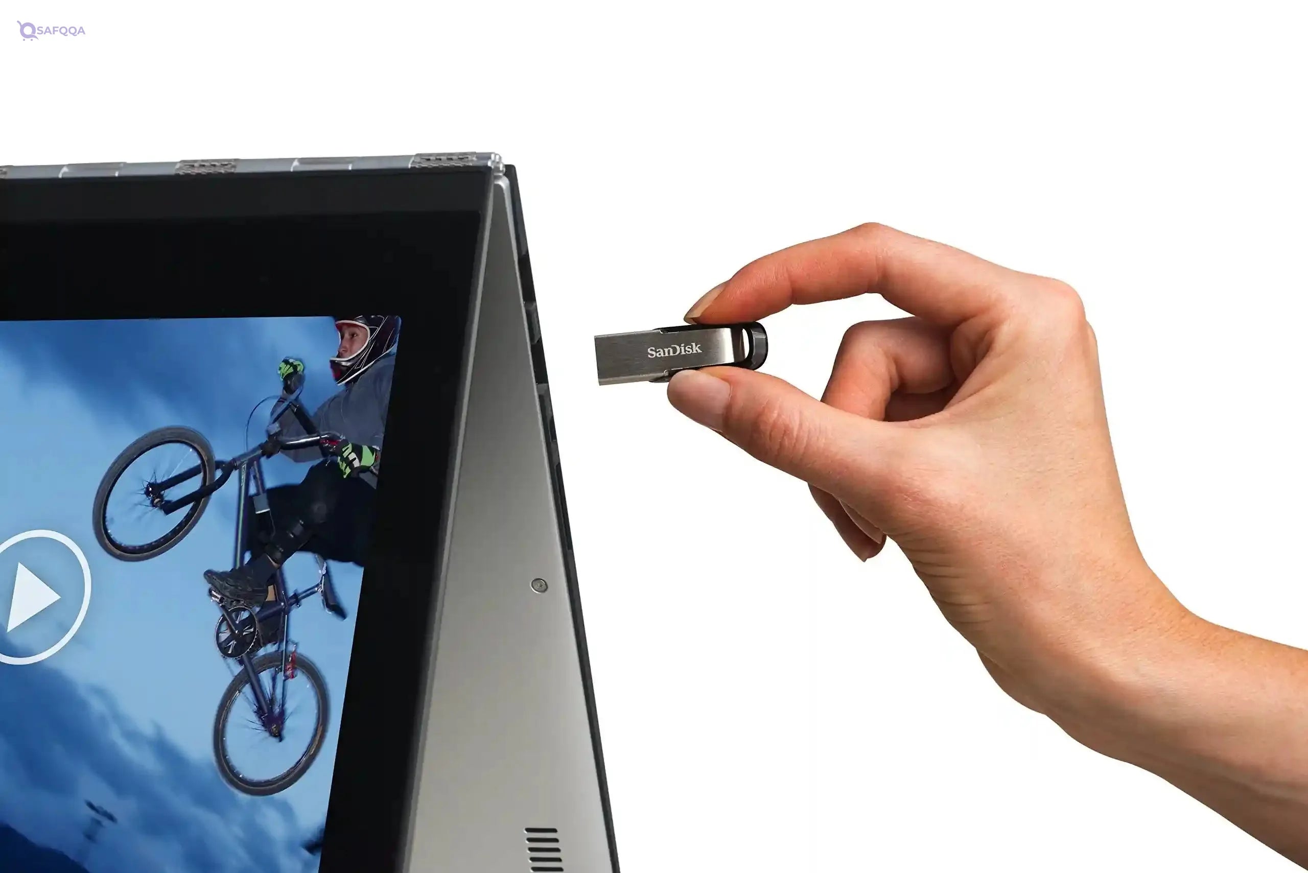 SanDisk Ultra Flair 64GB, USB 3.0 Flash Drive open box - Safqqa