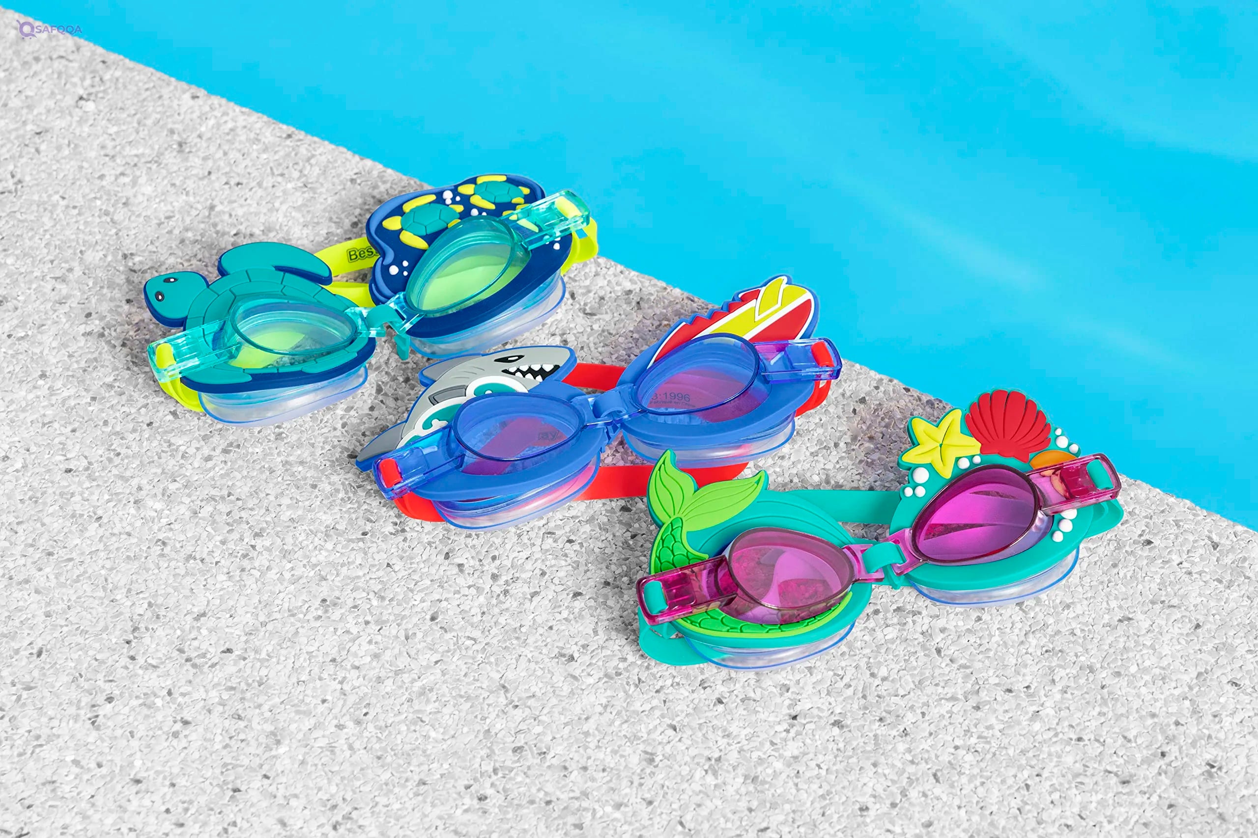 Bestway Kids Swimming Goggles (Various color shapes) - Safqqa