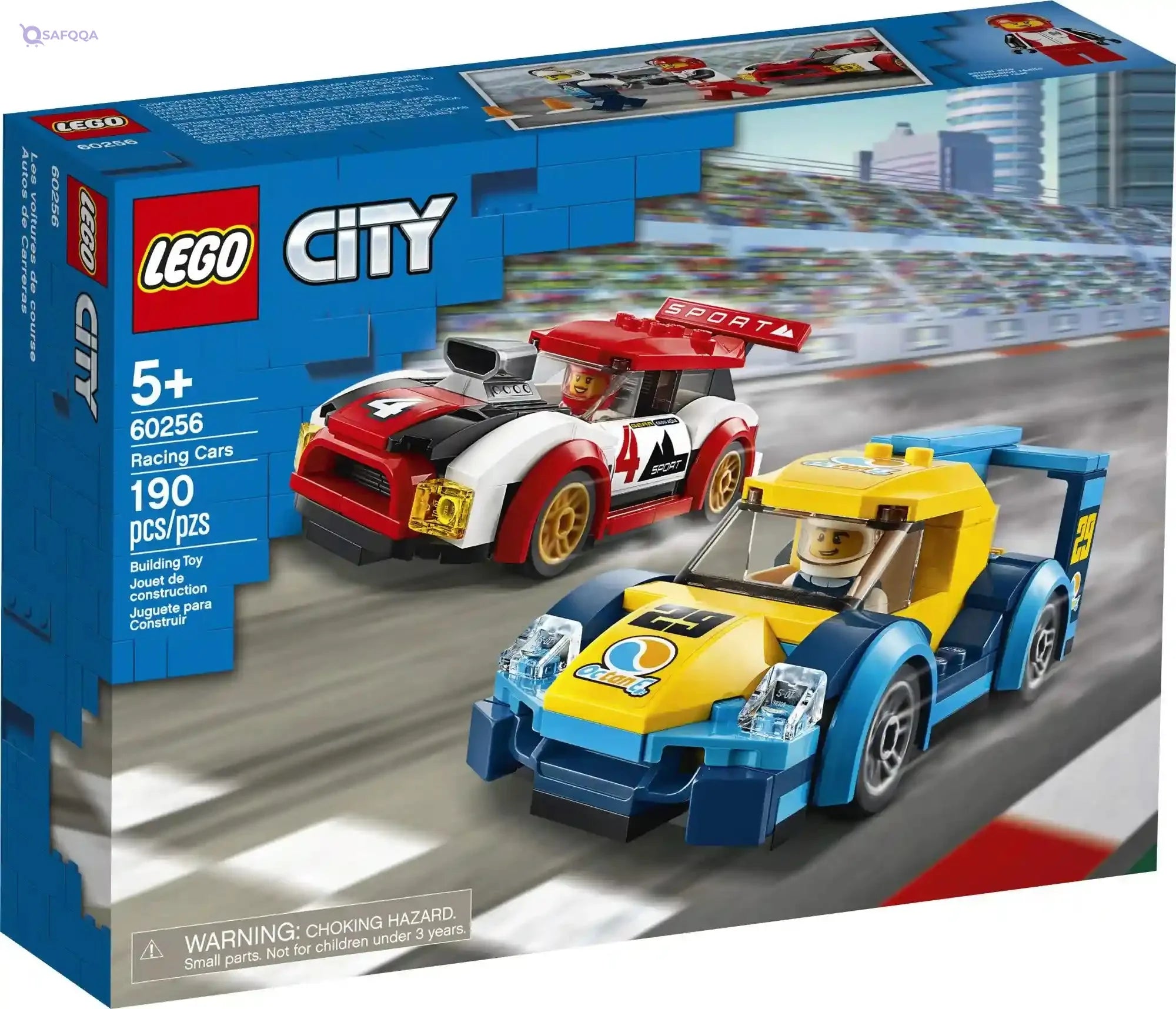 LEGO City Racing Cars 60256 Fun, Buildable Toy for Kids (190 Pieces) - Safqqa