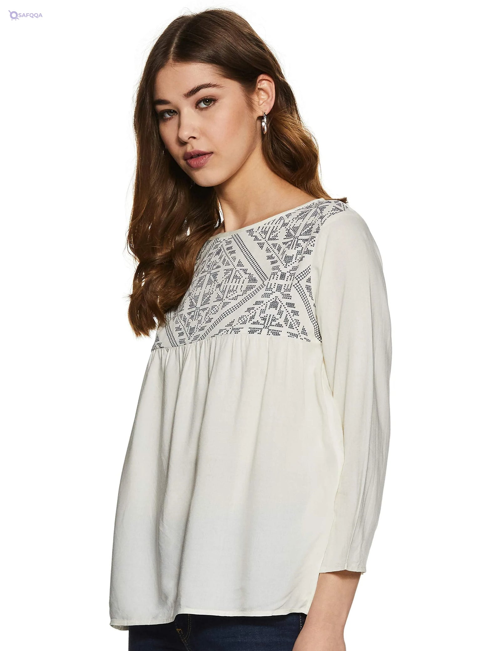 Women’s Plain Regular Fit Blouses – Everyday Simple Elegance - Safqqa