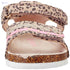Sprox Leopard-Pattern Velcro-Strap Flat Sandals for Girls - Safqqa Egypt