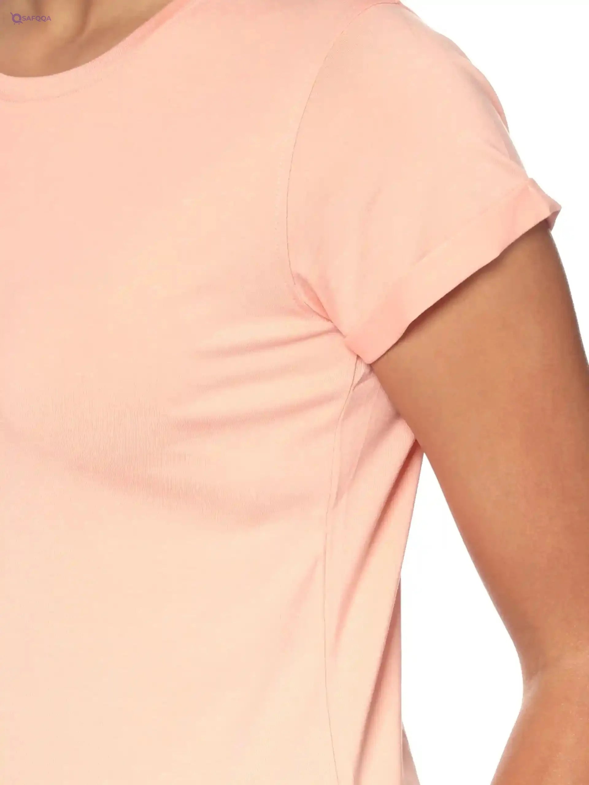 MAG'S Crewneck Half Sleeves T-Shirt for Women - Safqqa Egypt
