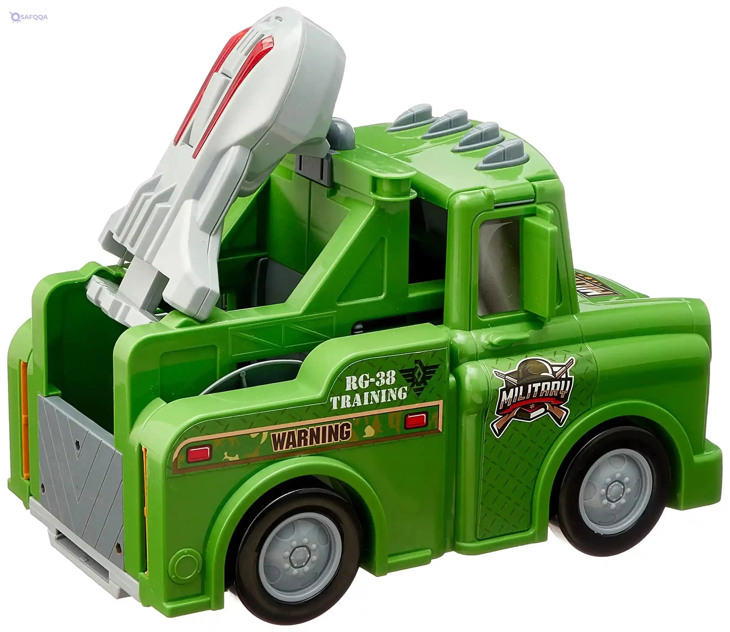 Military Fire alloy light and music catapult vs. deformed base vehicle boy toys, girl toys, birthday gift, Christmas gift, growth, fun, for kids. - Safqqa Egypt