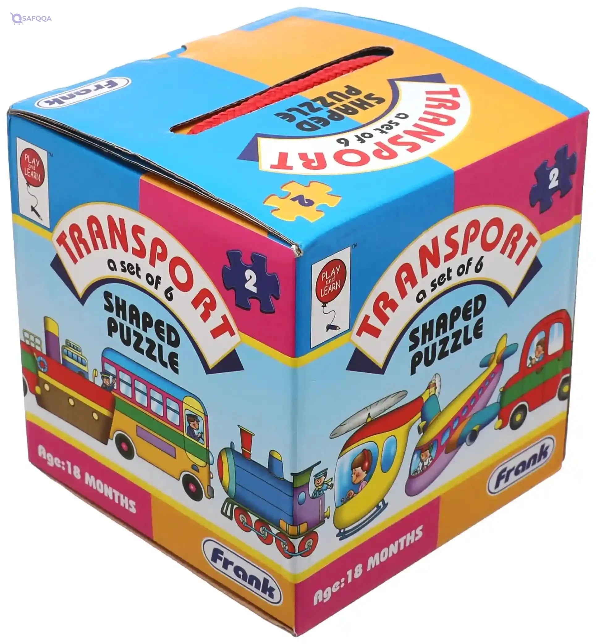 Transport aset of 6 shaped puzzel +18m - Safqqa Egypt