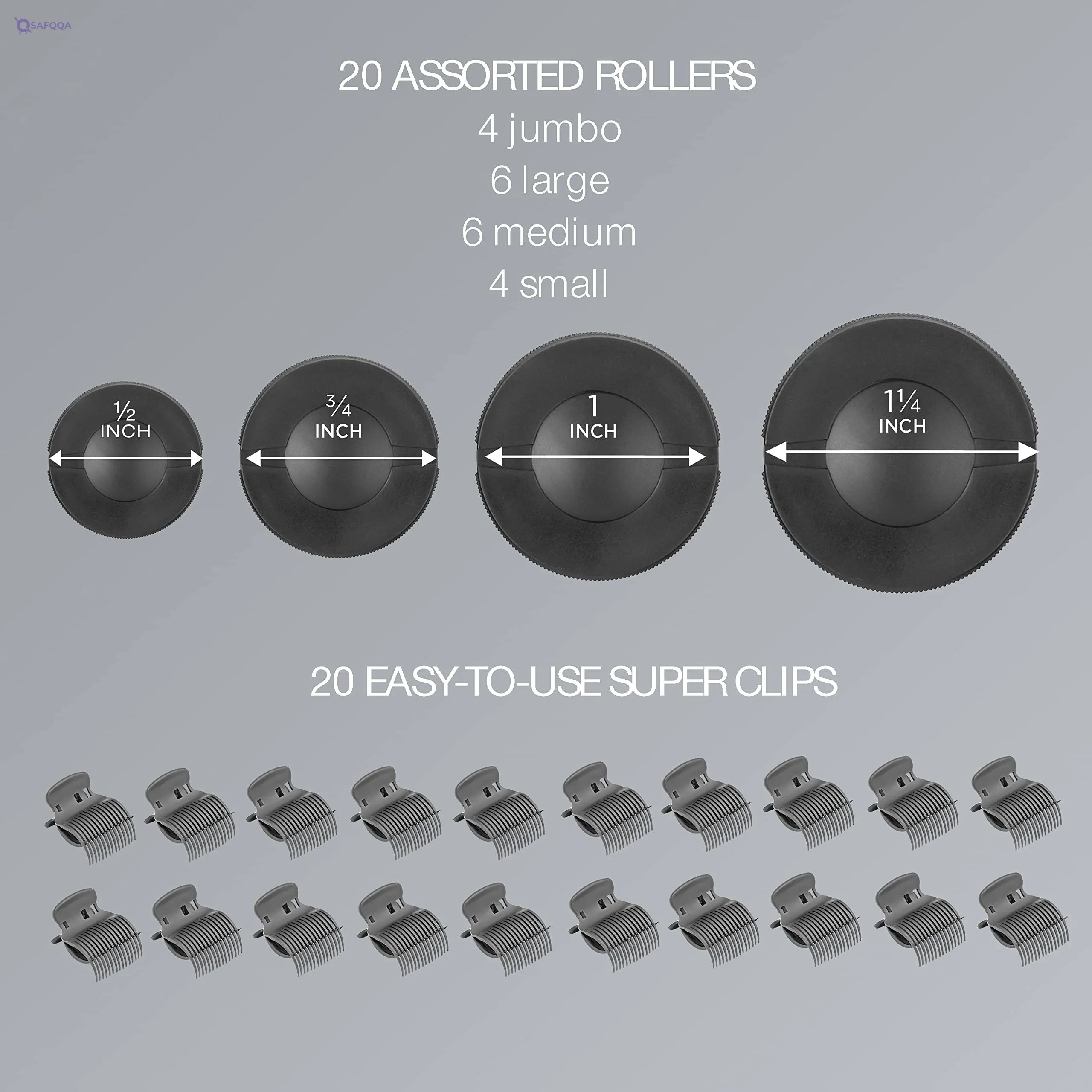 InfinitiPro Hair Curling Rollers by Conair - Safqqa