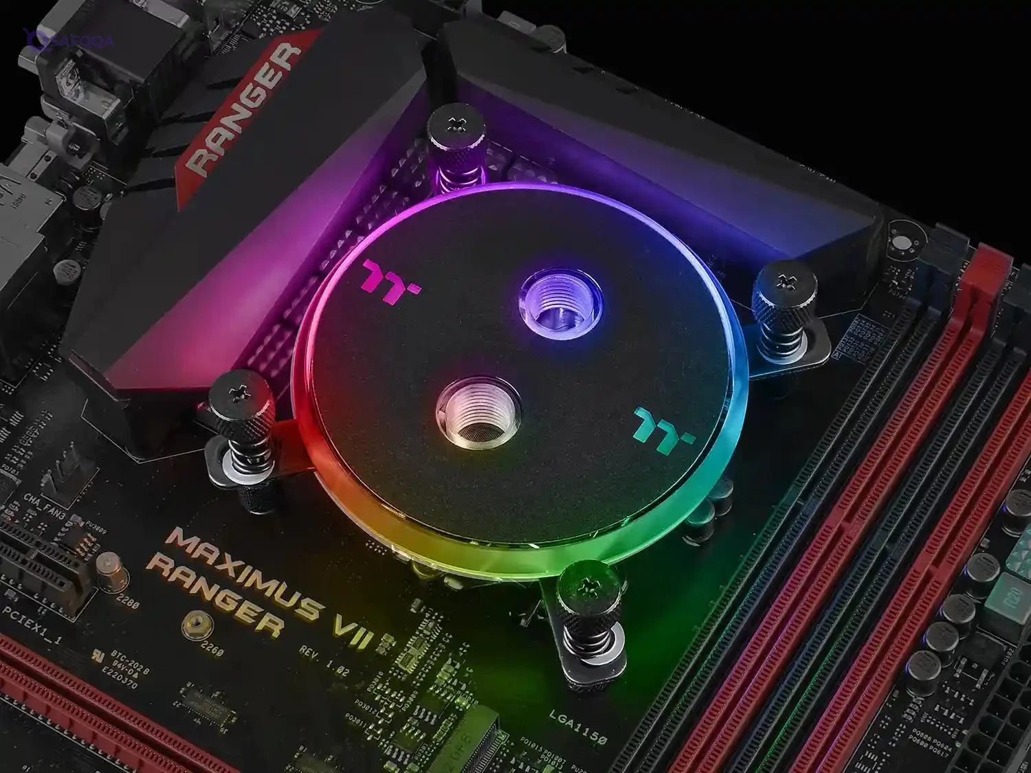 Thermaltake Pacific (Lga 1200) W4 RGB Cpu Water Block Am4 Ready Cl-W139-Cu00Sw-A For Computer - Safqqa