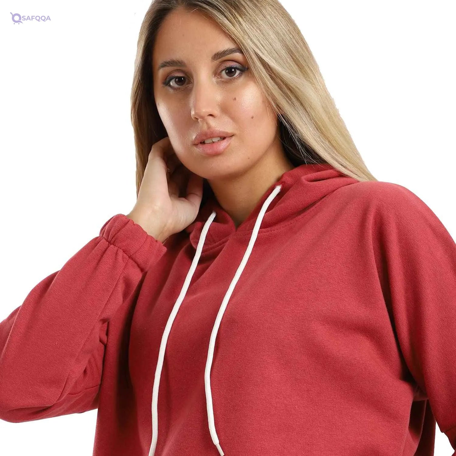 JAMILA Hoodie For Women ,Cropped design for a modern, stylish look. - Safqqa