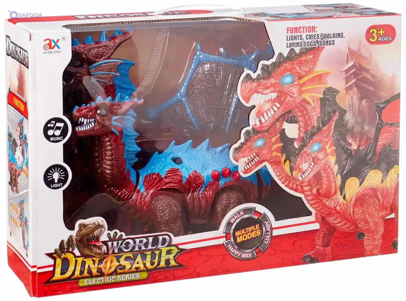 AO XE TOYS Dinosaur Toy with Music and Lights - Safqqa Egypt
