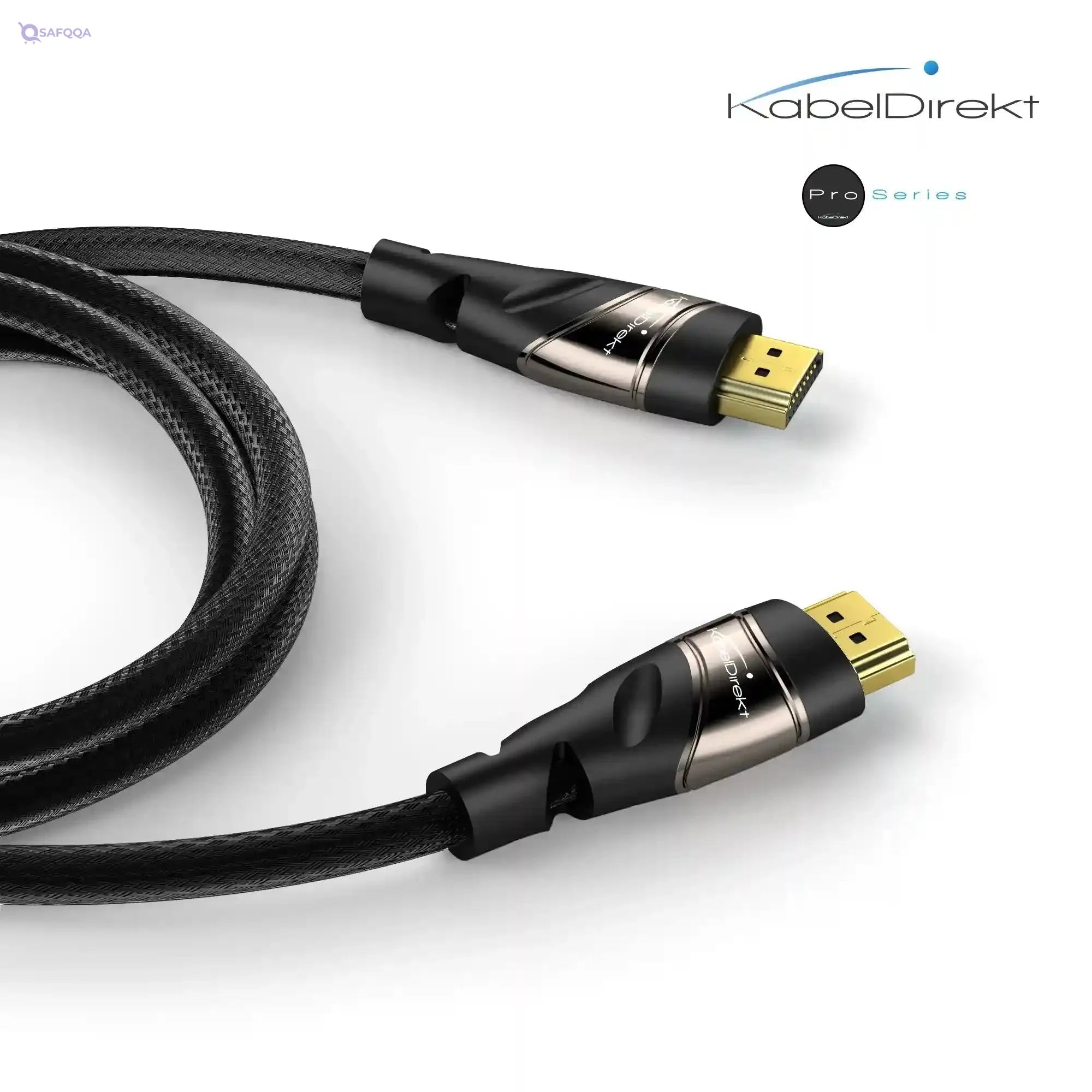 KabelDirekt 434 0.5m HDMI Cable 4K / Cord compatible with (HDMI 2.0a/b, 2.0, 1.4a, Cable, to HDMI, 4K@60HZ,1080p FullHD, UHD, Ultra HD, 3D, High Speed Ethernet - Safqqa