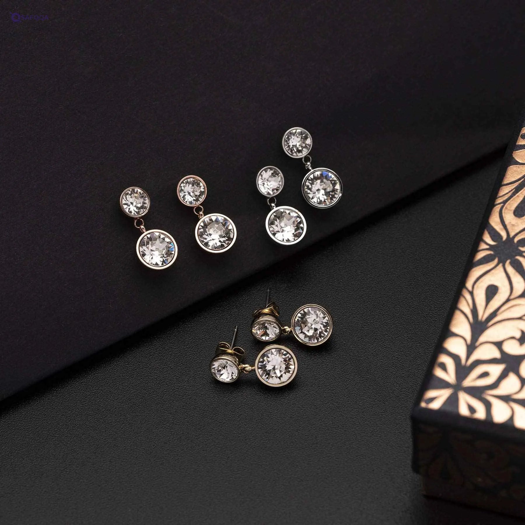 Mestige Women Earring MSER4031 with Swarovski Crystals - Safqqa