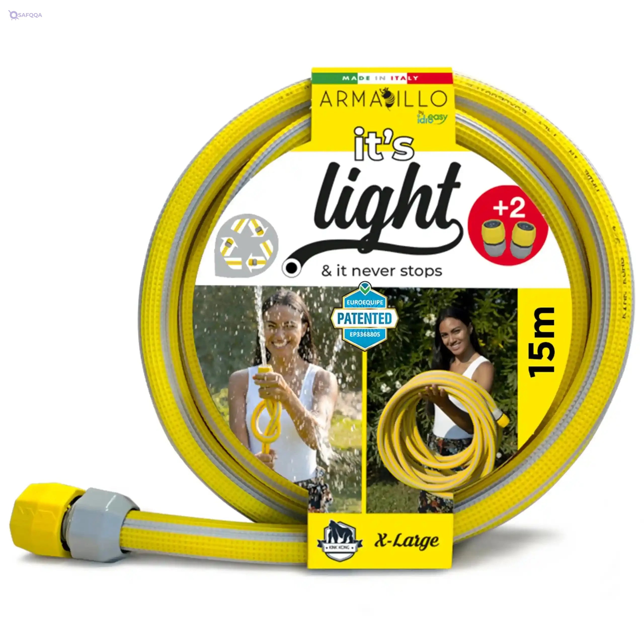 Idroeasy Watering Equipment , yellow, 15 m - Safqqa