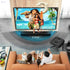 Pyle Foldable Portable Projector Screen - 120" 16:9 HD 4K Lightweight Indoor Outdoor Anti-Crease Movie Projection Display - for Home Theater, Party, Office, Classroom - Safqqa
