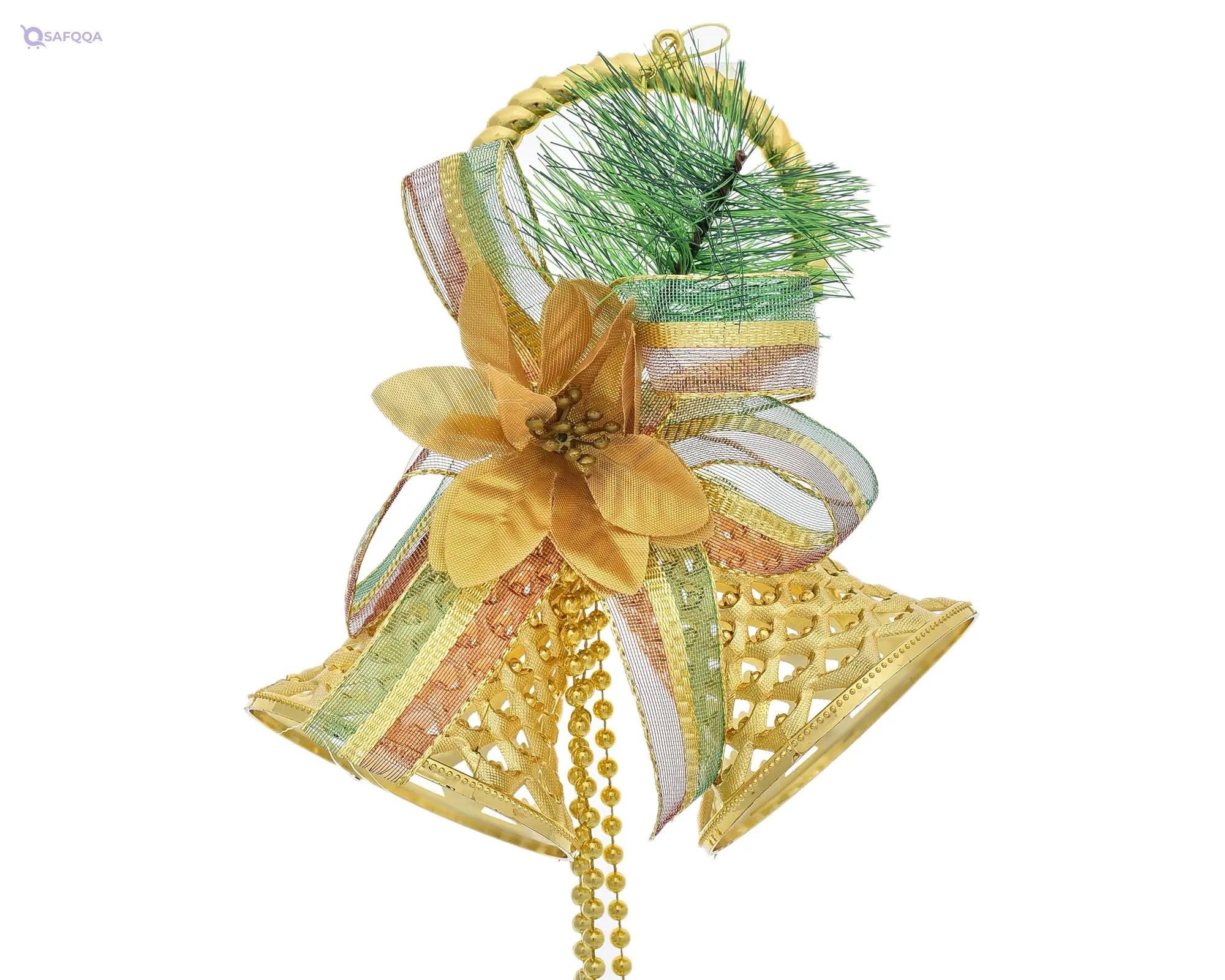 Generic Plastic Christmas Tree Decoration With Modern Bells And Balls Design• Perfect for creating a joyful holiday atmosphere - Safqqa