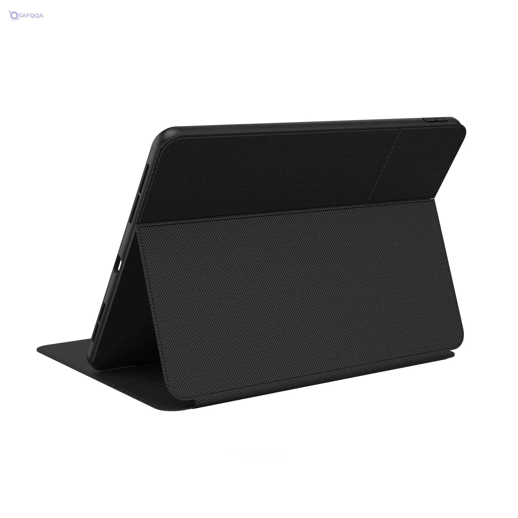Speck Presidio PRO Folio Case for iPad 2021 / iPad Pro (2018–2020) 12.9-Inch – Black, Microban Protection - Safqqa