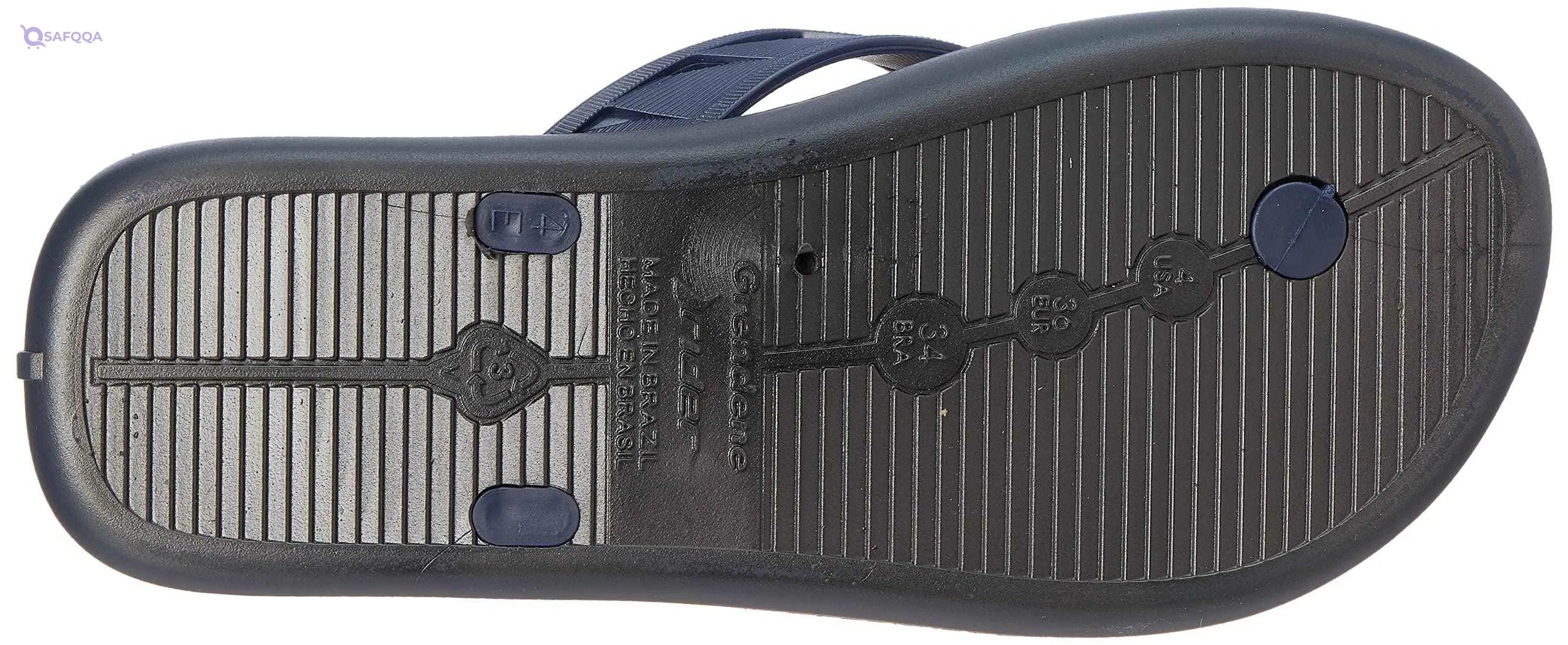 Rider Rubber Flip-Flop with Soft Padding - Black/Blue/White - Safqqa Egypt
