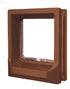 Zolux Magnetic Cat-Flap For Wooden Door - Brown - Safqqa