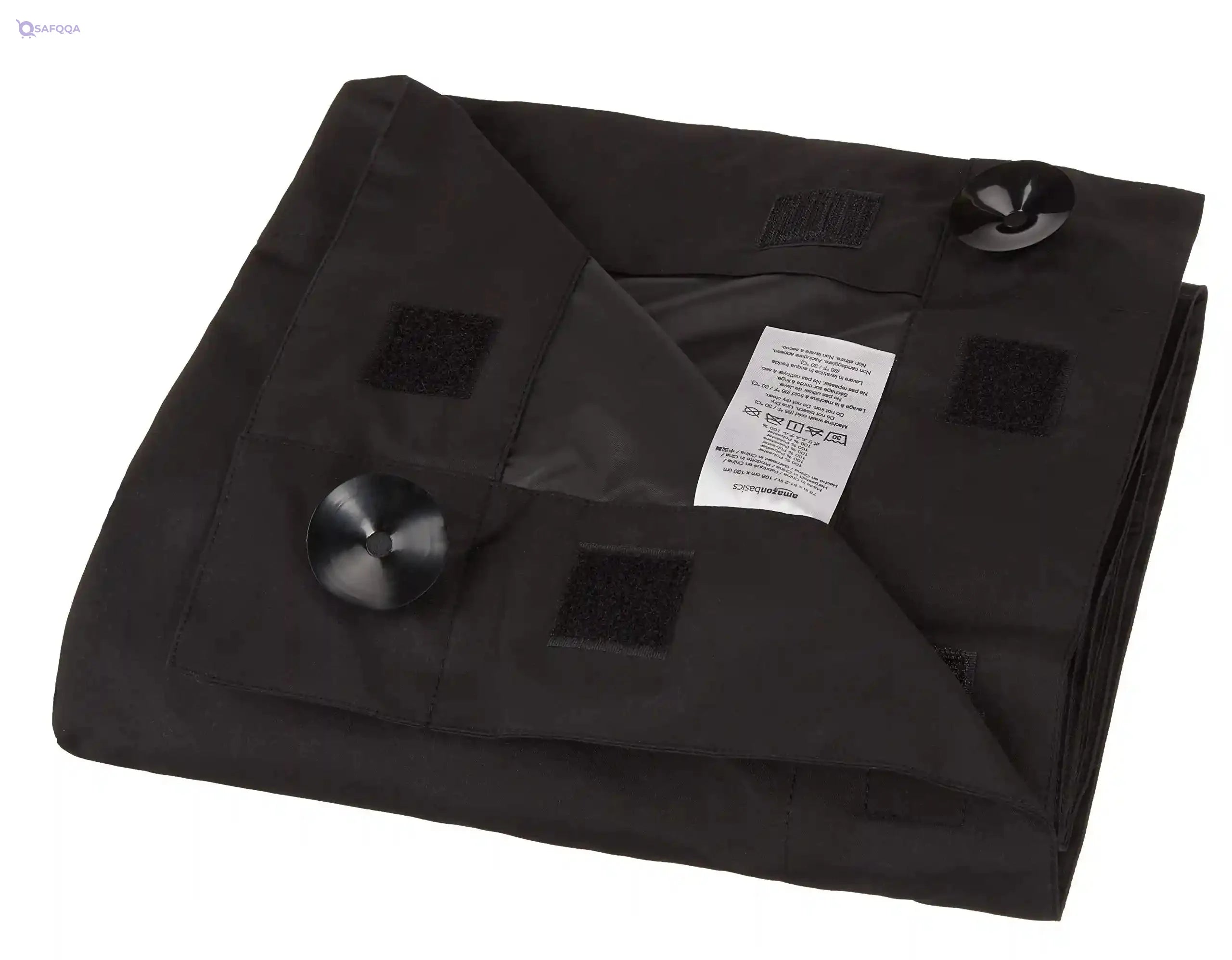 Generic Portable Blackout Curtain Shade , 50" W x 78"L, 1-Pack, Black - Safqqa