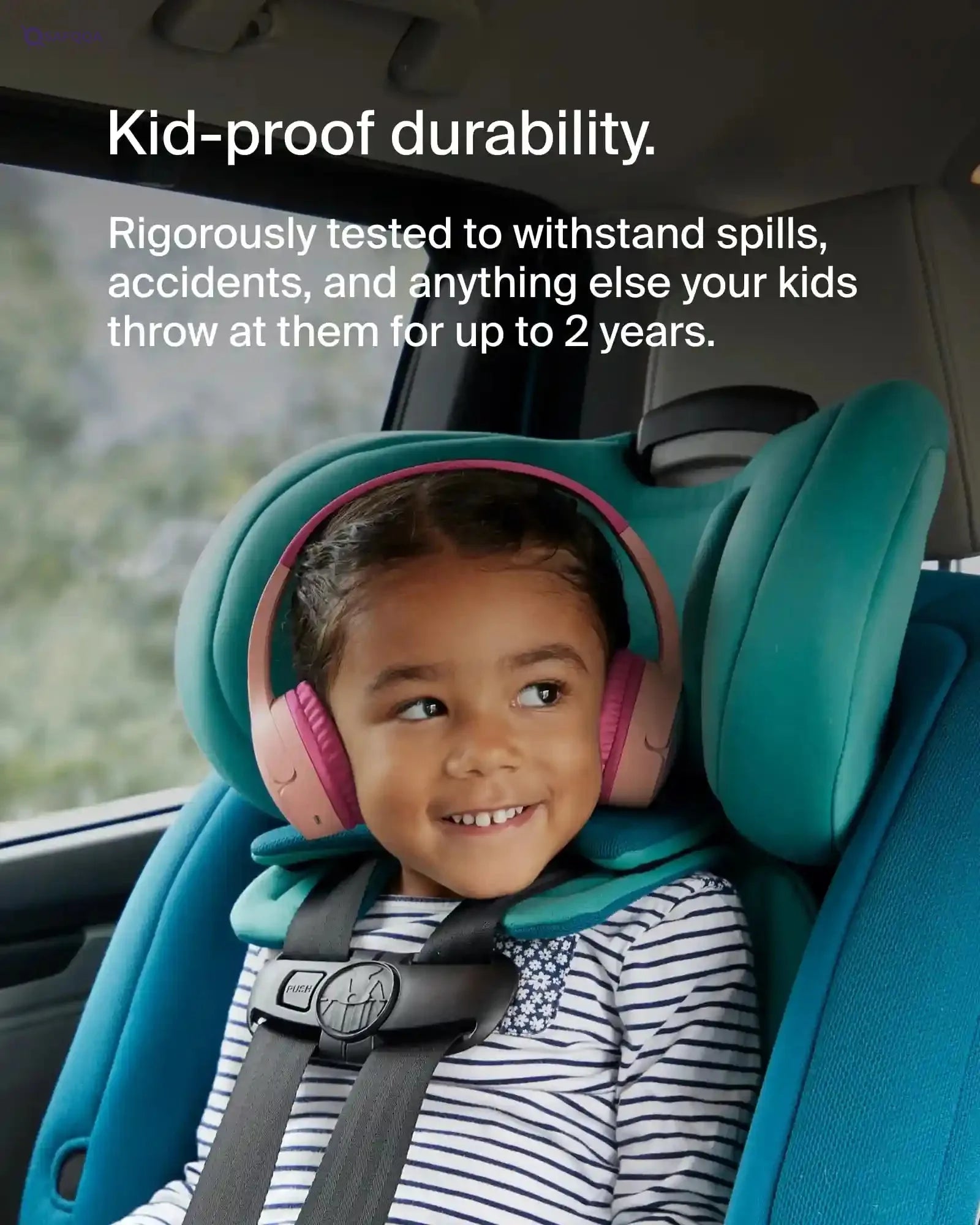 Belkin SoundForm Kids On-Ear Wireless Headphones – With Built-in Microphone - Safqqa