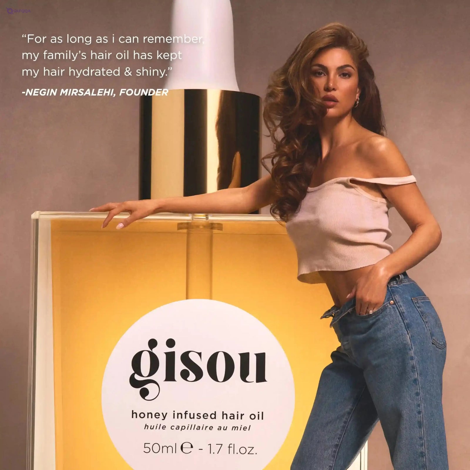 Gisou Honey Infused Hair Oil 50 ml - Safqqa