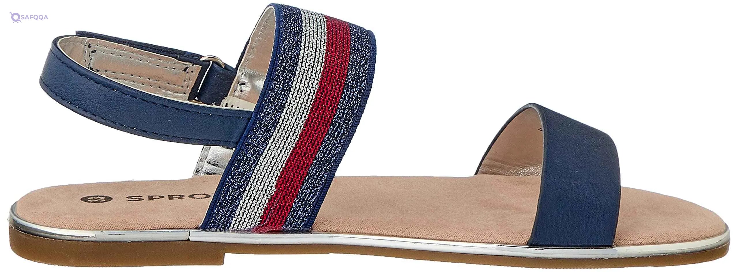 SPROX girls Velcro Strap Open Toe Sandals for Girls Flat Sandal - Safqqa Egypt